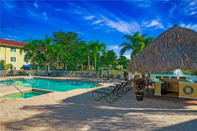 a view of a backyard with a patio