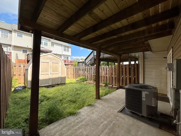 a view of a porch