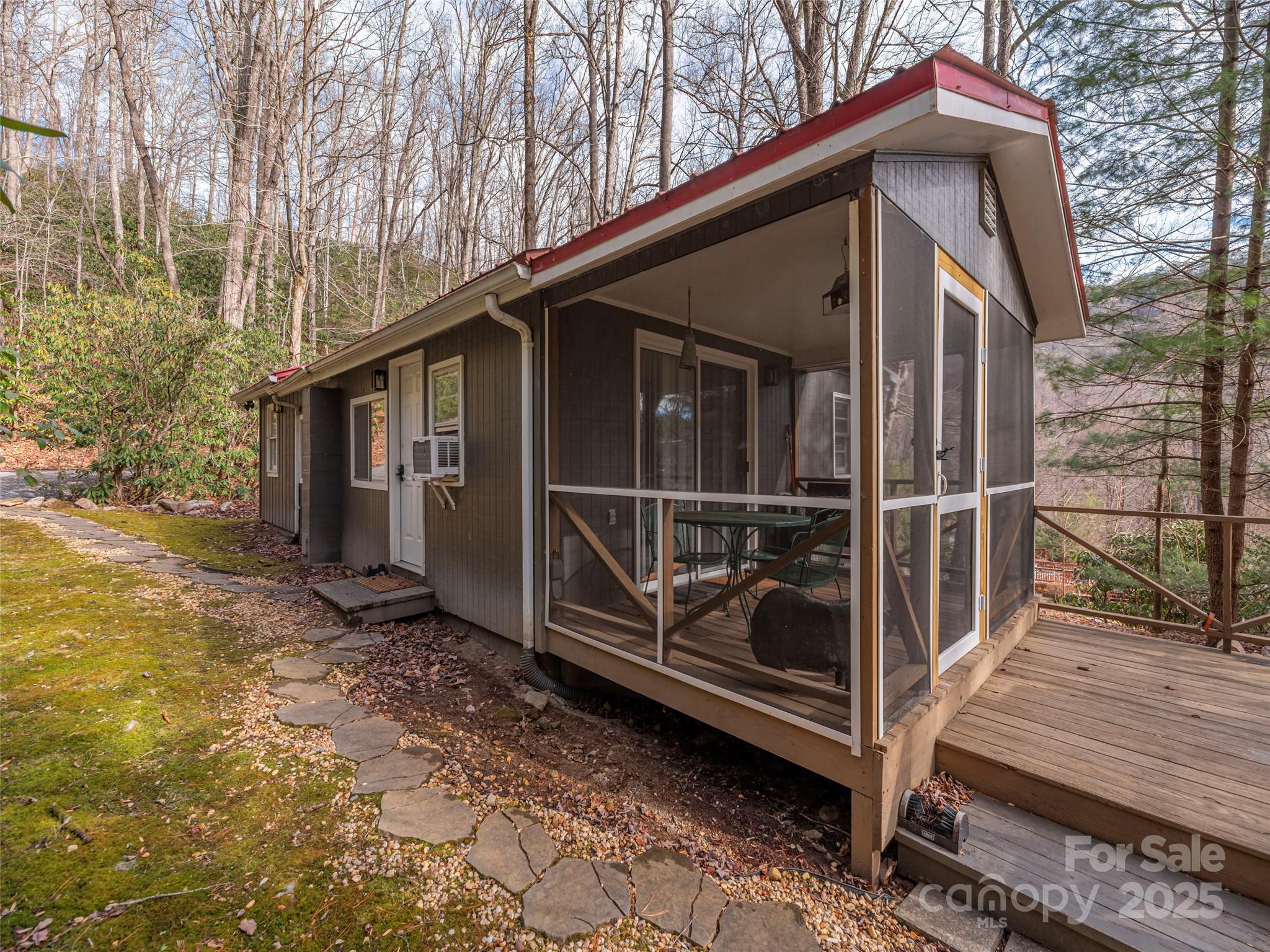 155 Mull Cove Road Maggie Valley, NC 28751 - Photo 18 of 19 a view of a house with backyard