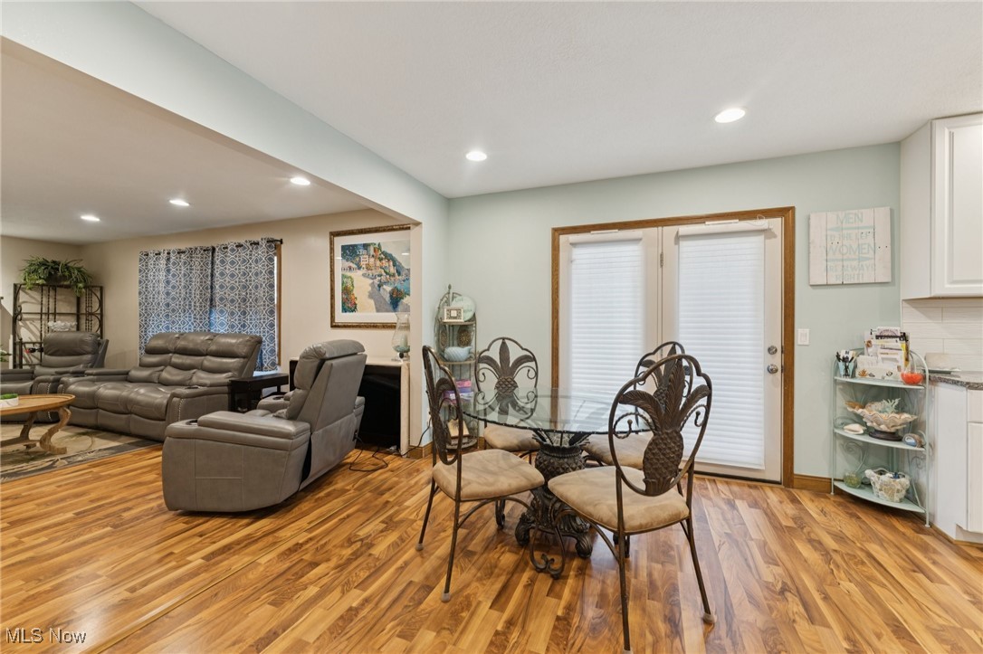 6930 Firestone Road Northeast Canton, OH 44721 - Photo 9 of 49 Dining room with recessed lighting and light wood-style floors