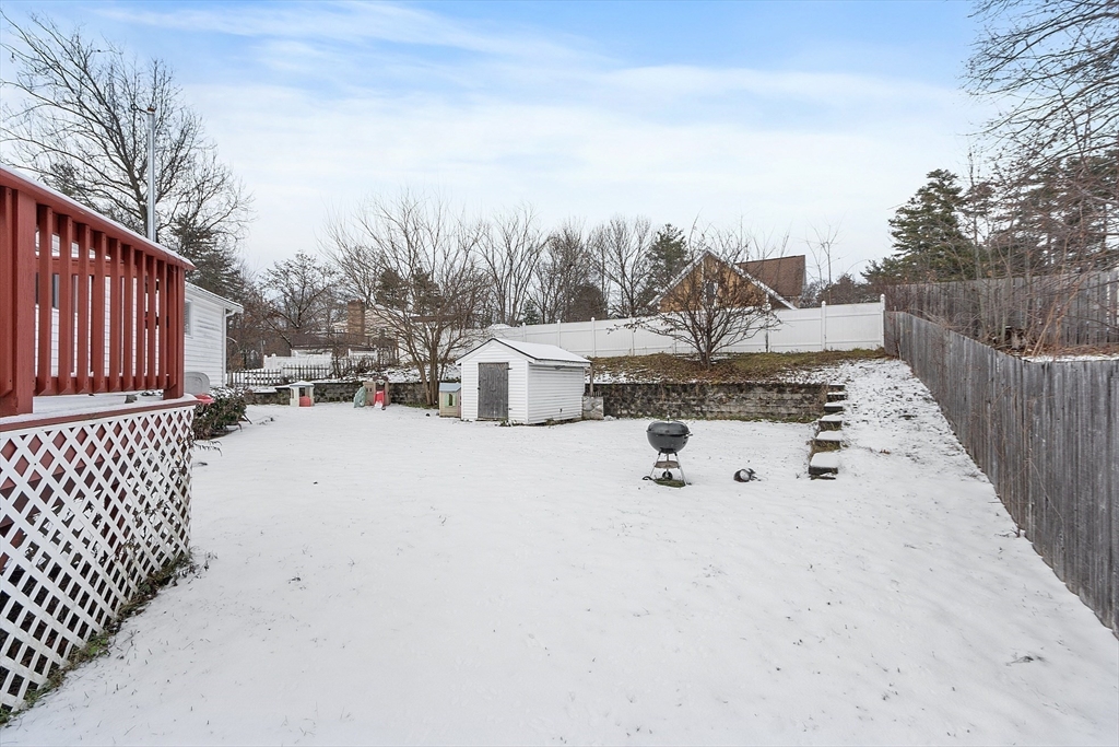 2 Edith Road Hudson, MA 01749 - Photo 22 of 23 a view of a terrace covered with snow