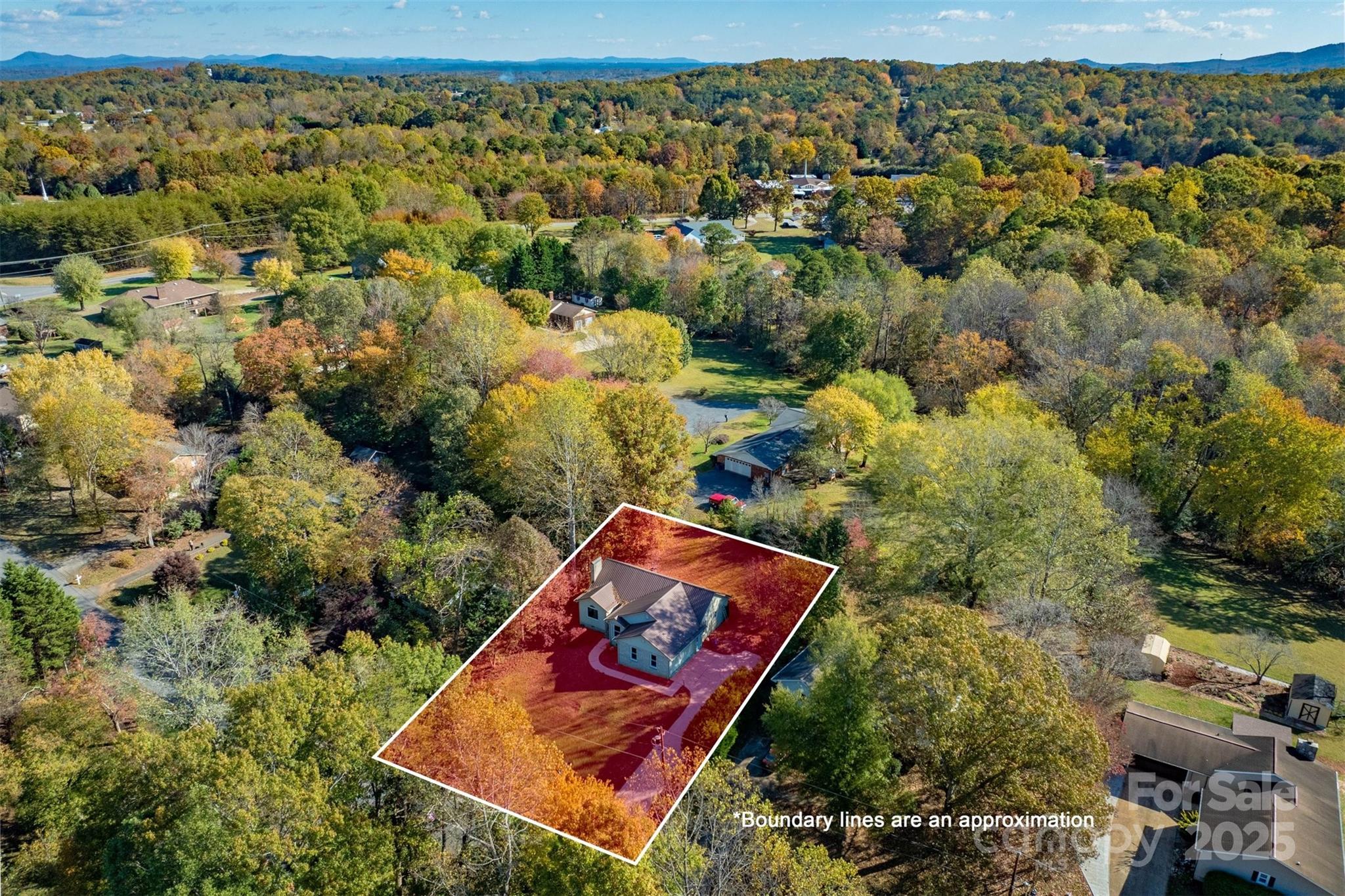 2693 Farmland Acrs Road Morganton, NC 28655 - Photo 7 of 33 an aerial view of a house with a yard