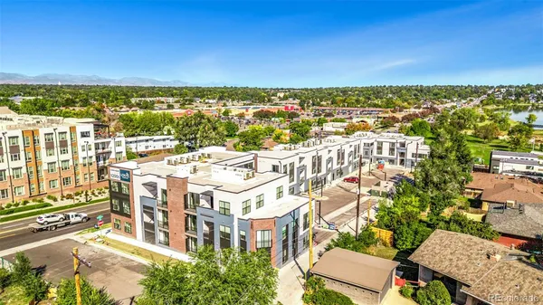 a view of a balcony with city view