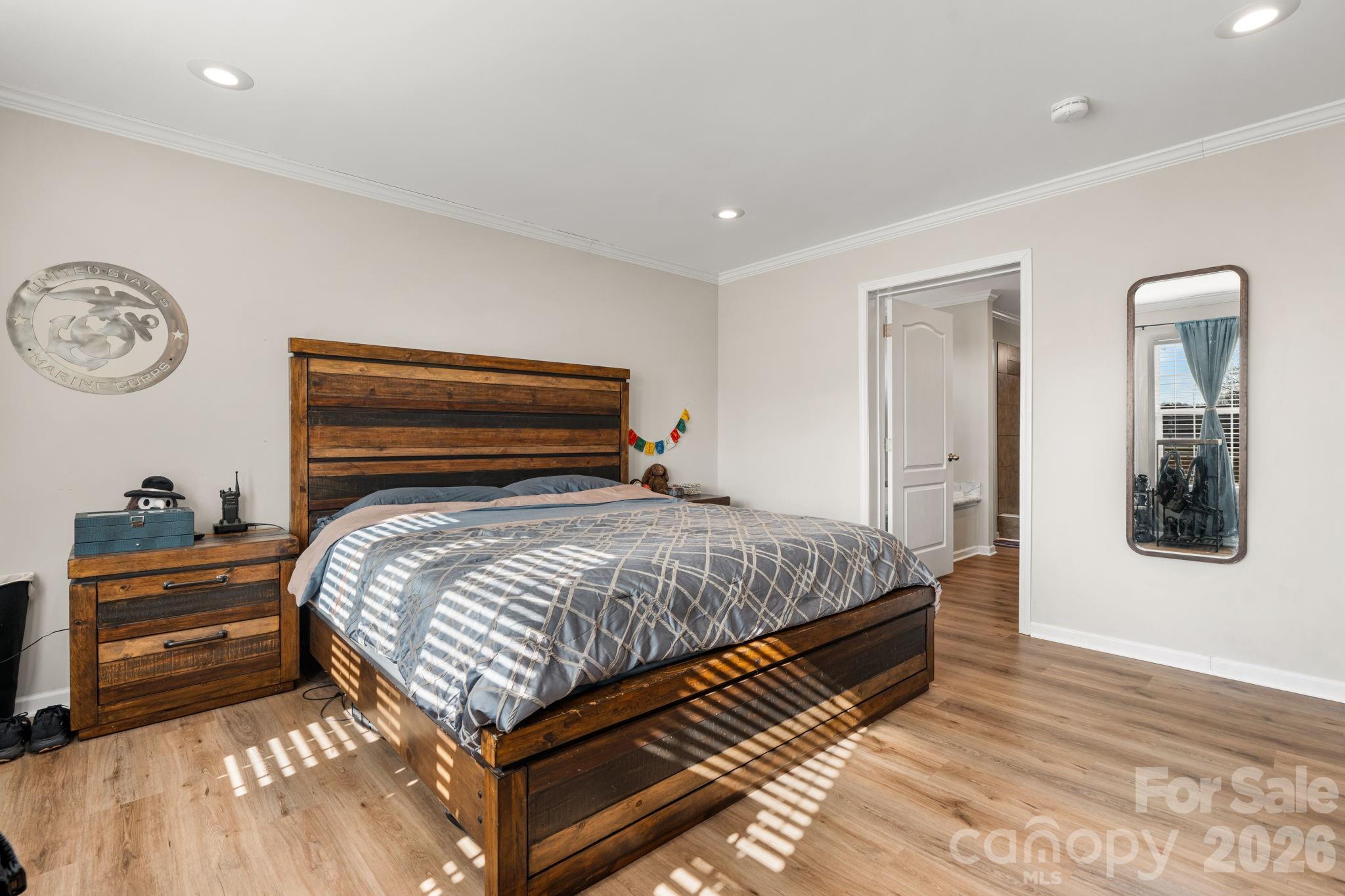 2388 Cat Square Road Vale, NC 28168 - Photo 11 of 24 a bed sitting in a bedroom and night stand