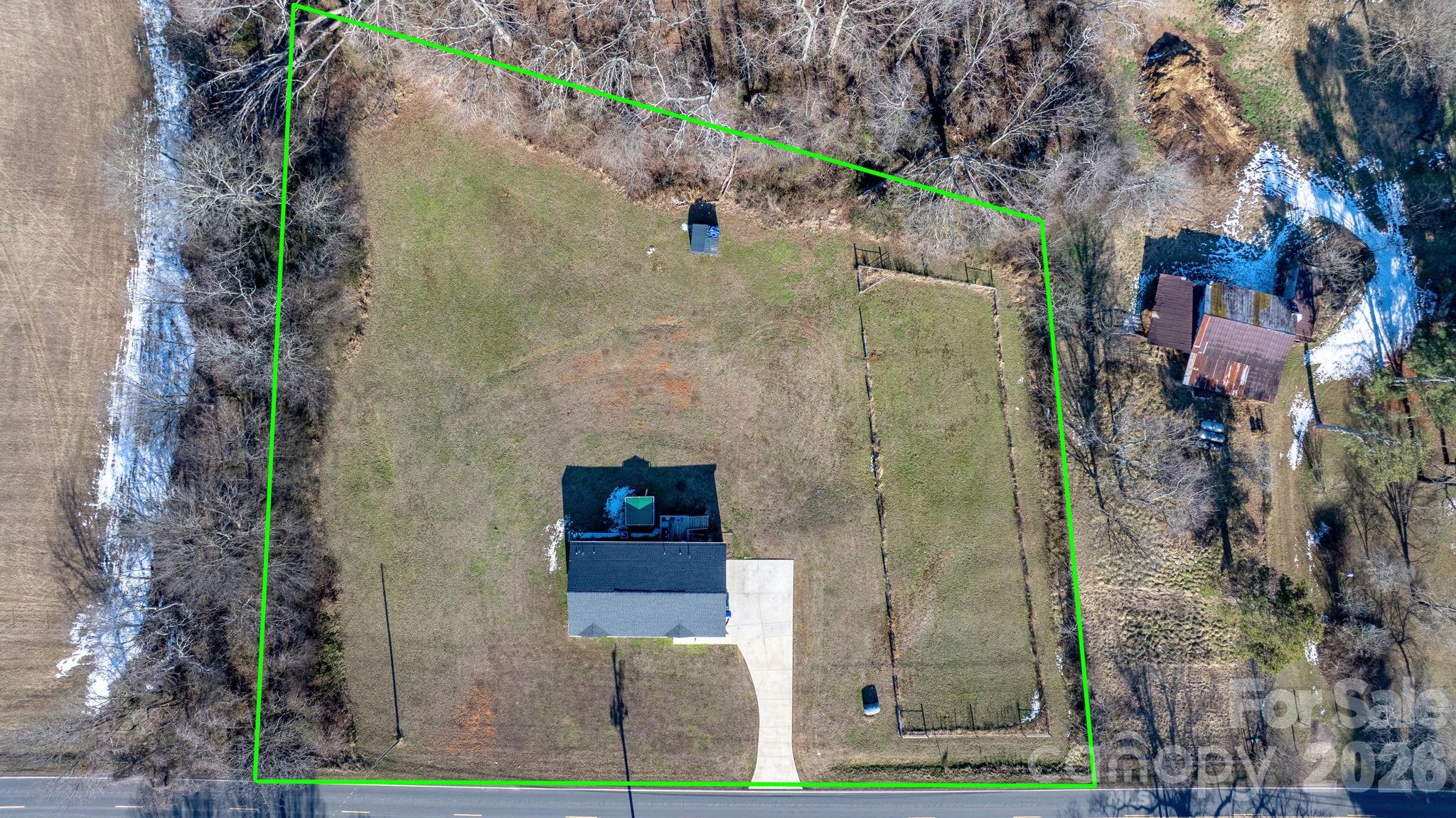 2388 Cat Square Road Vale, NC 28168 - Photo 21 of 24 an aerial view of a house with a yard