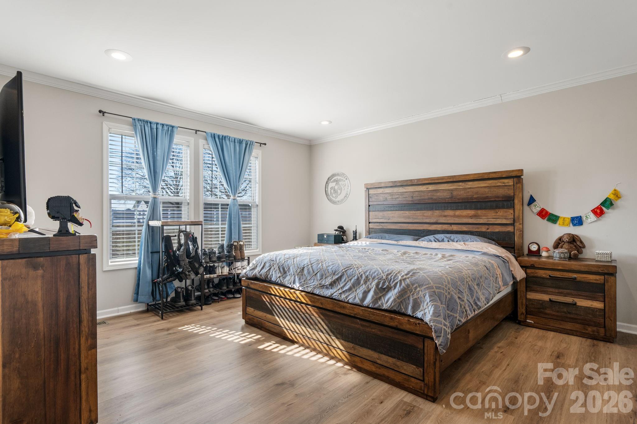 2388 Cat Square Road Vale, NC 28168 - Photo 10 of 24 a bed room with a bed and a chair