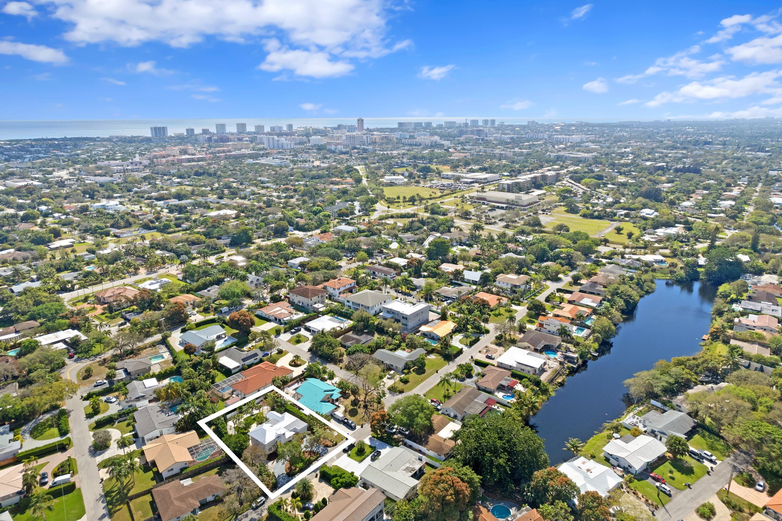 1050 Northwest 5th Avenue Boca Raton, FL 33432 - Photo 1 of 32 Aerial View Lake