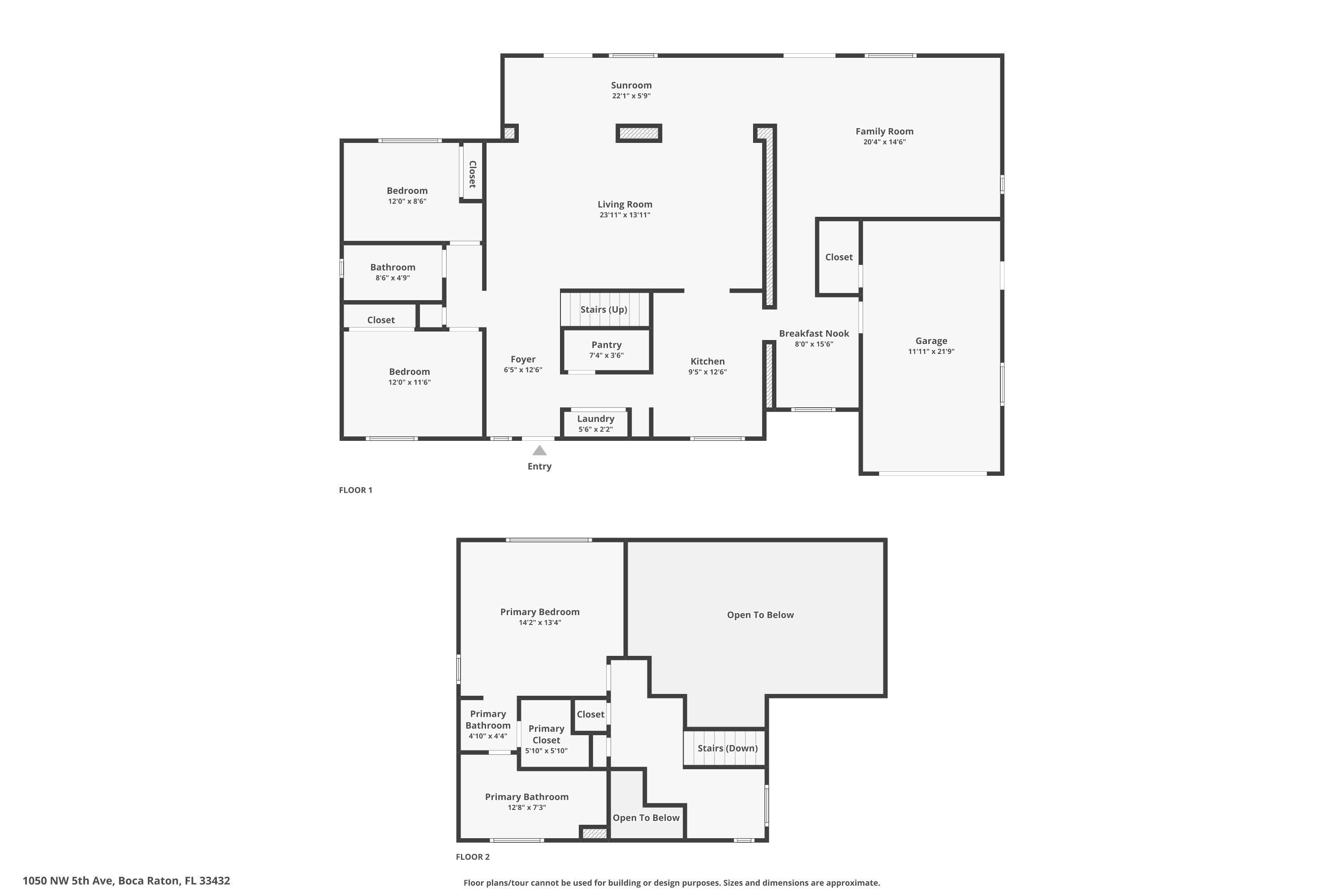 1050 Northwest 5th Avenue Boca Raton, FL 33432 - Photo 32 of 32 Floor Plan