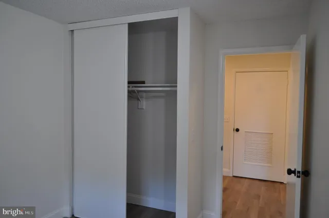 a view of closet area