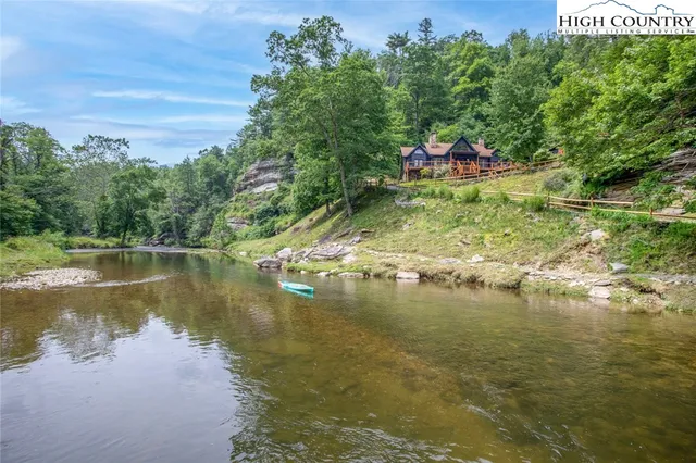 a view of a lake from a lake