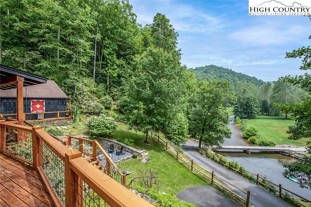 a view of a yard covered with snow