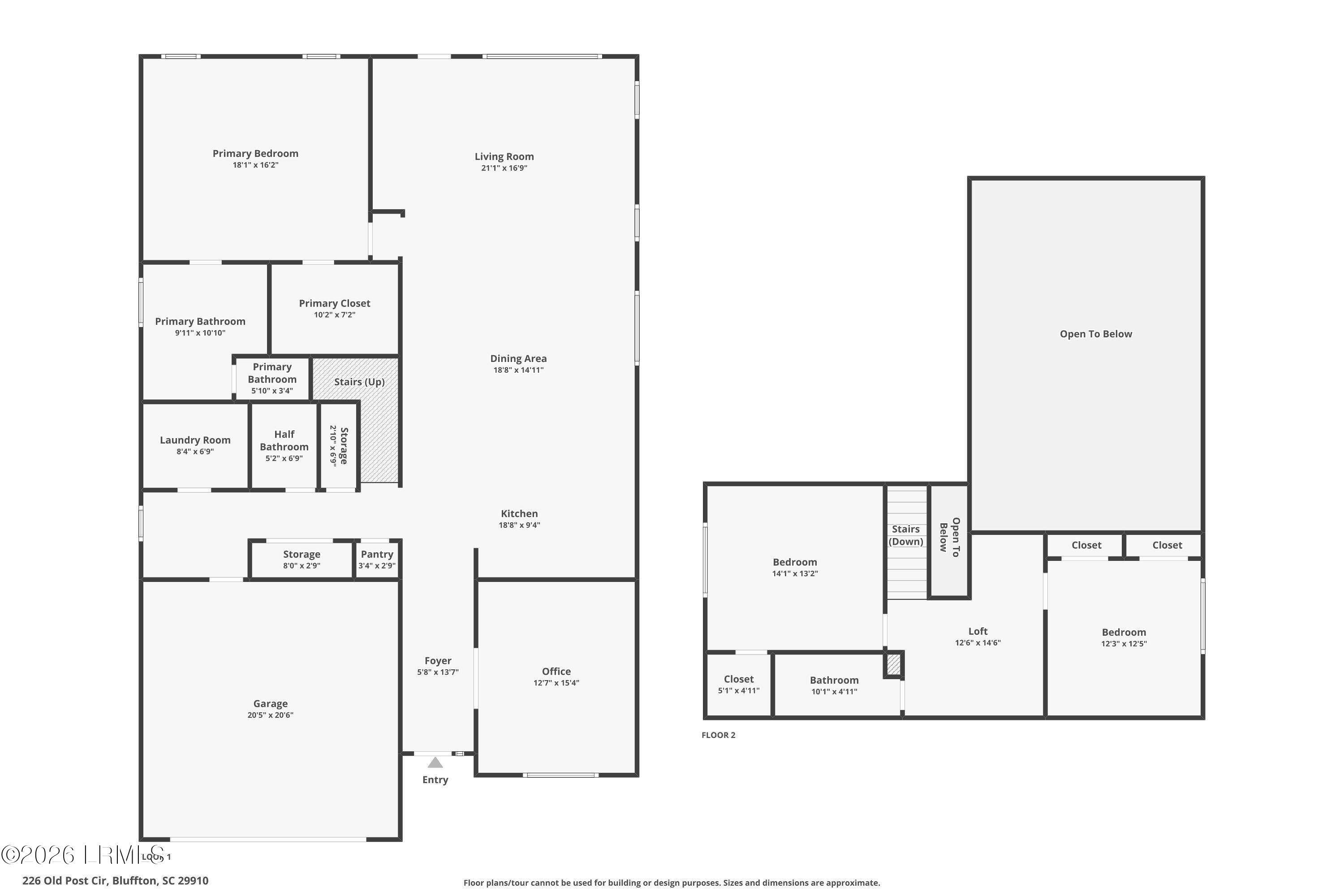 226 Old Post Circle Bluffton, SC 29910 - Photo 51 of 51 Floor Plan