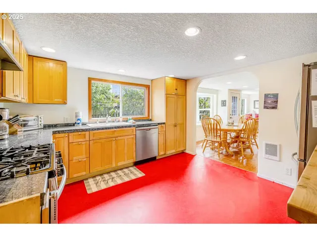 a very nice looking room with a large window