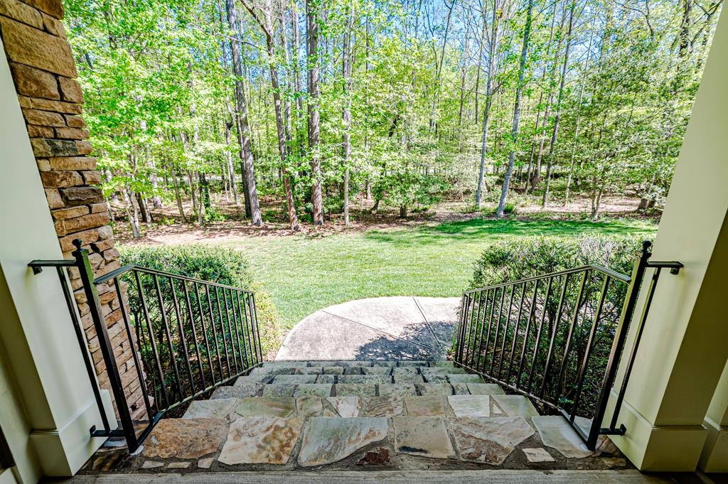 225 Henrys Ridge Road Pittsboro, NC 27312 - Photo 7 of 67 View from front porch overlooking wooded front yard.
