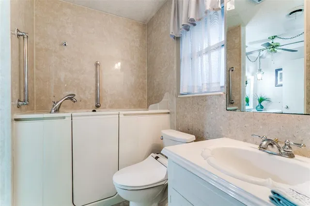 a view of an entryway with seating