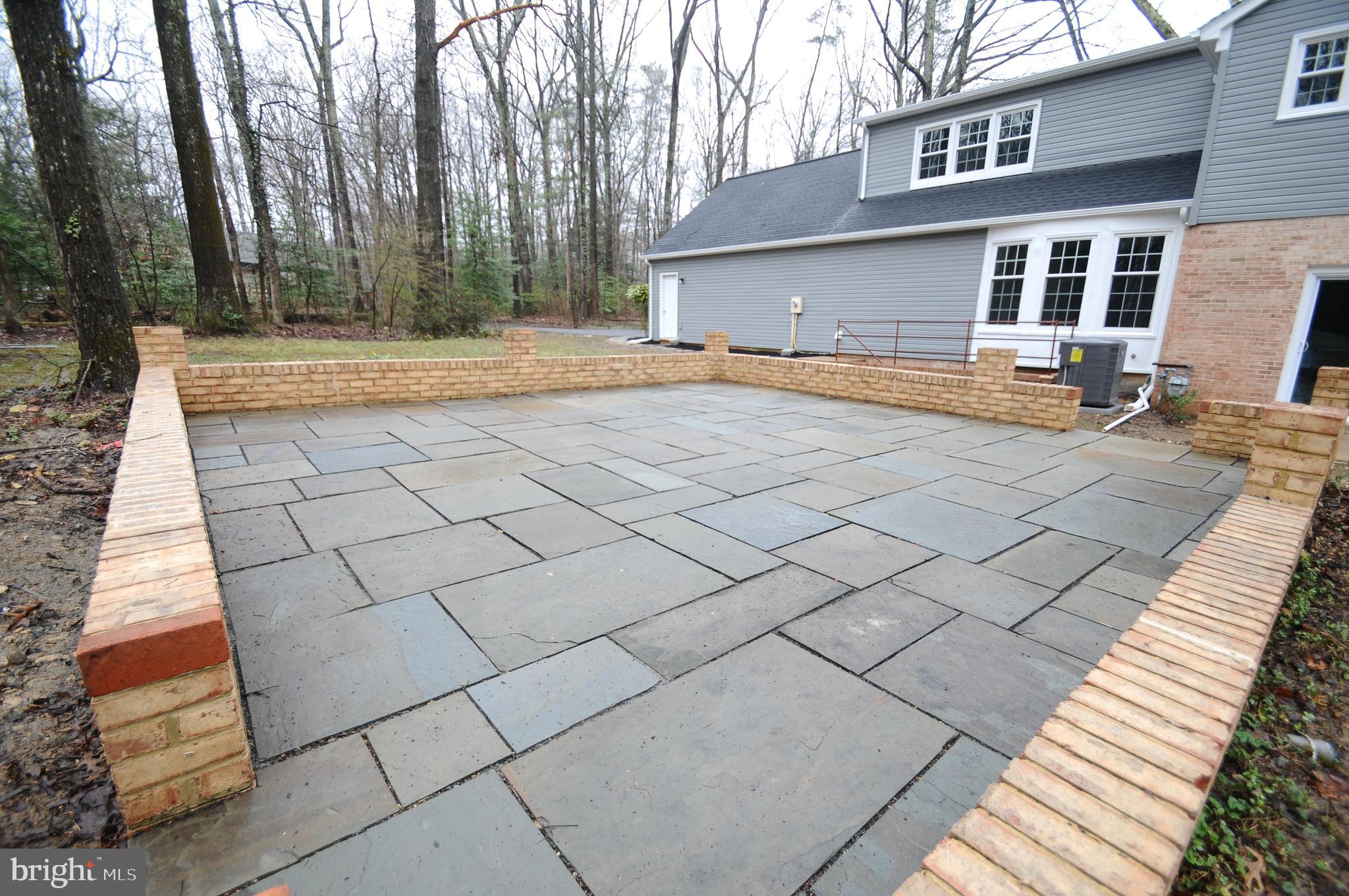 12023 Canter Lane Reston, VA 20191 - Photo 47 of 48 Great Brick & Slate Patio for your Firepit & BBQ's