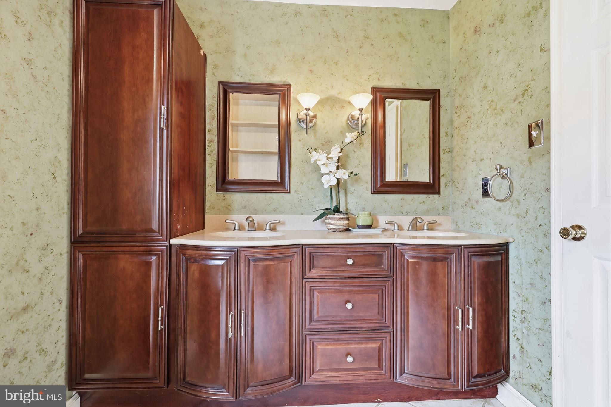 1140 Charter Road Warminster, PA 18974 - Photo 24 of 37 Elegant dual vanity in serene hues.