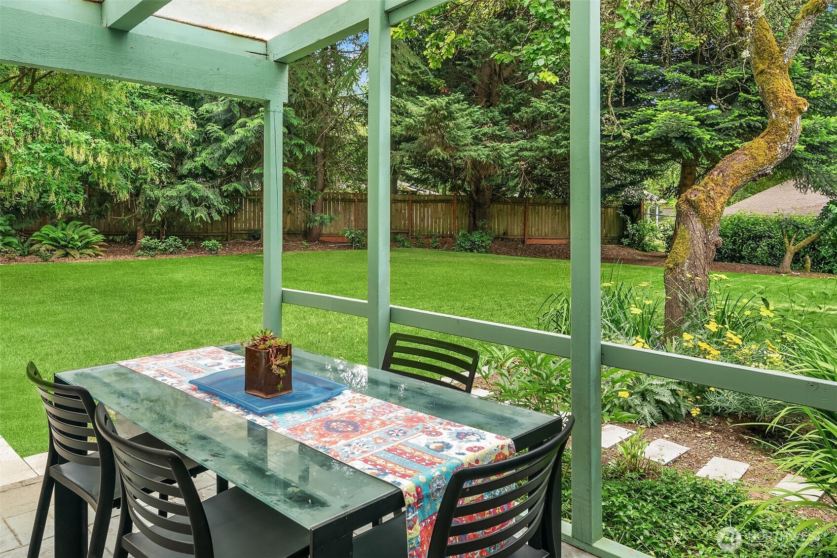 18304 McLean Road Southwest Vashon, WA 98070 - Photo 24 of 36 a view of an outdoor space with furniture