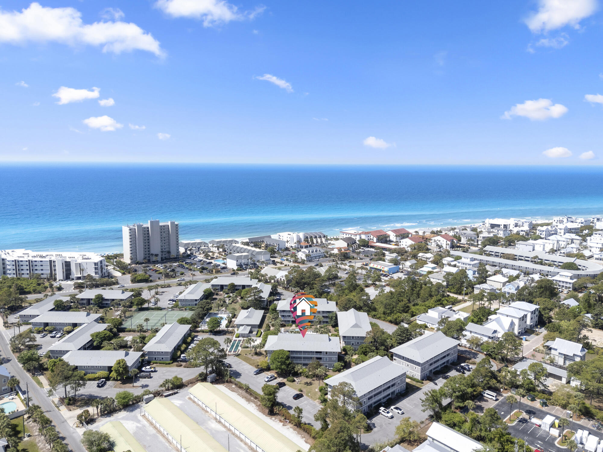 3799 East County Highway 30A, Unit C12 Santa Rosa Beach, FL 32459 - Photo 39 of 40 3799 e county hwy 30a unit 12c drone_- a