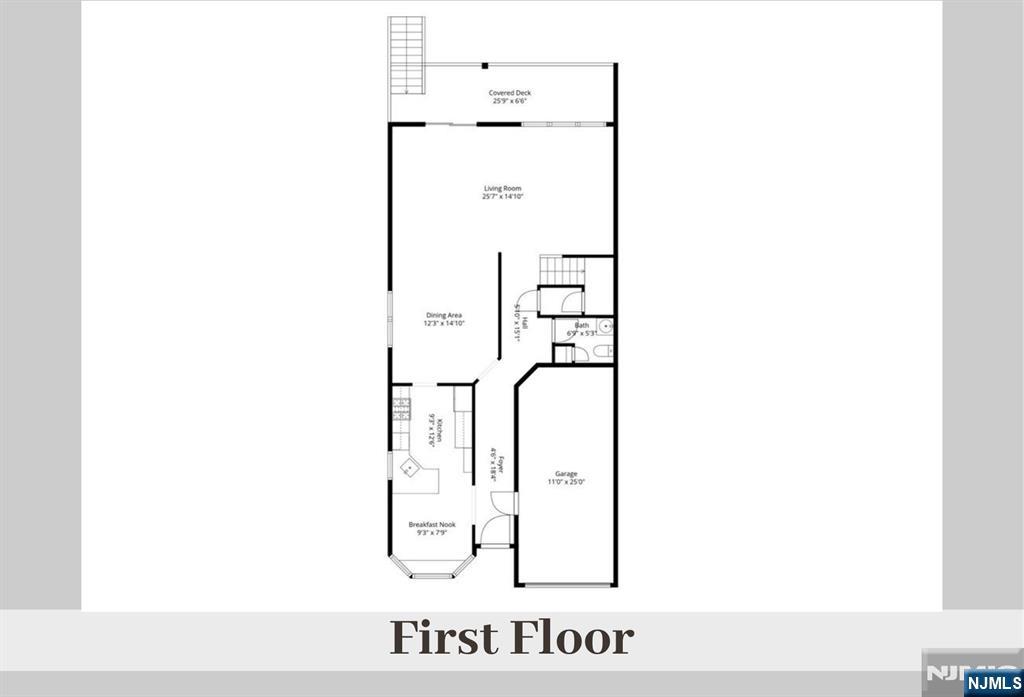 80 West Prospect Street Waldwick, NJ 07463 - Photo 23 of 50 a picture of a floor plan