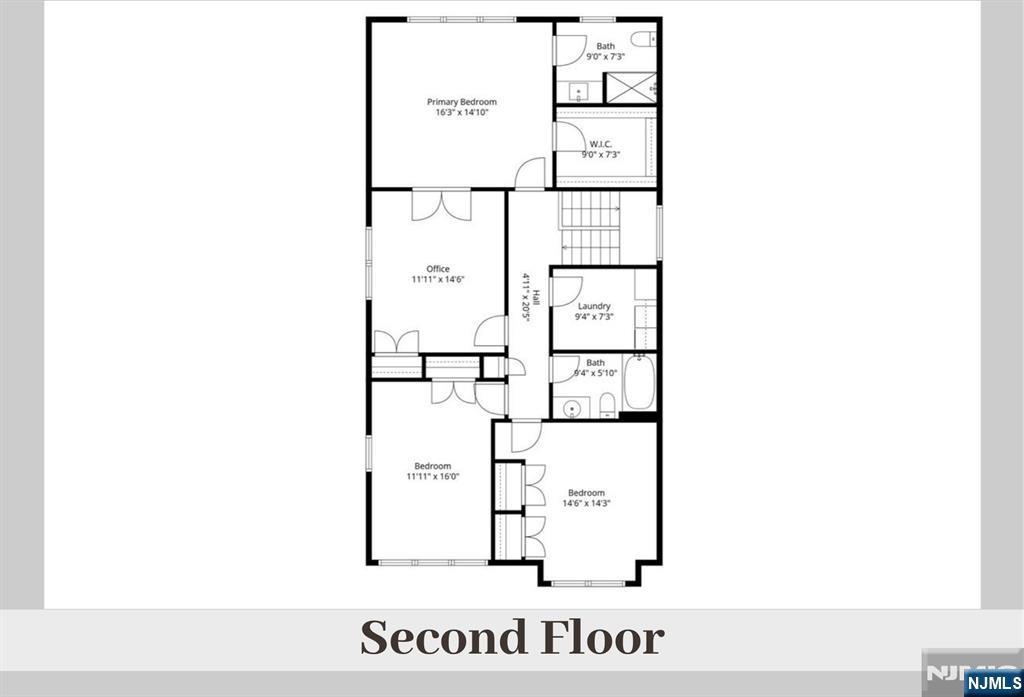 80 West Prospect Street Waldwick, NJ 07463 - Photo 36 of 50 a picture of a wall with a white wall