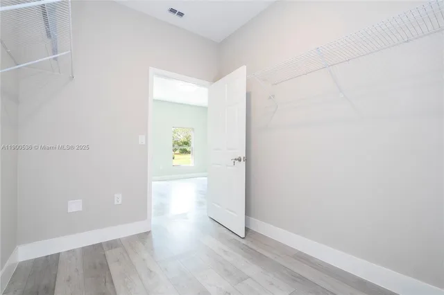 a view of an empty room