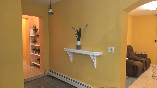 a bathroom with a sink