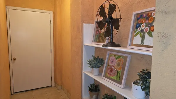 a view of a entryway