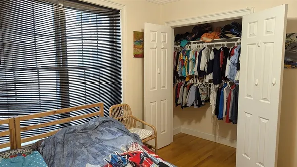 a view of a walk in closet