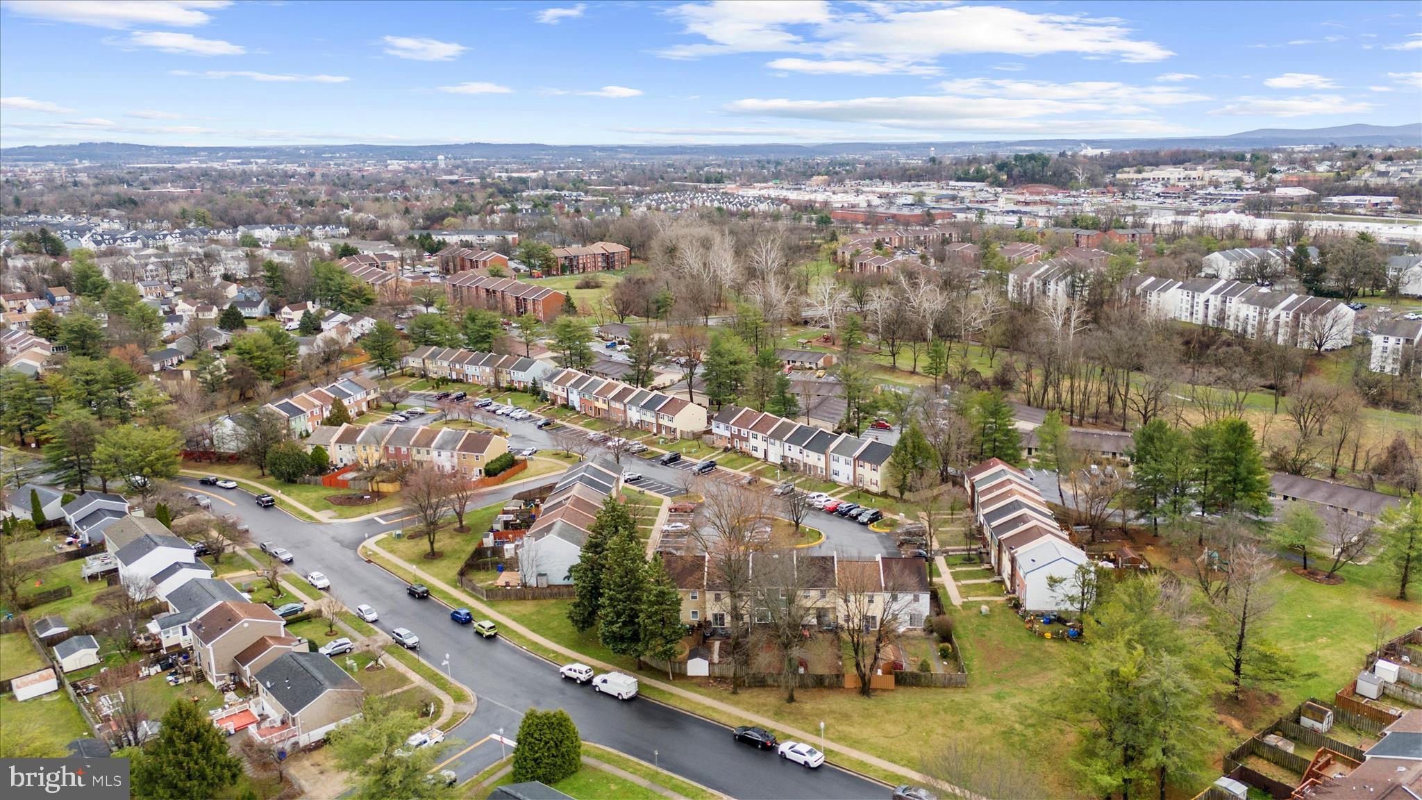 47 Vienna Court Frederick, MD 21702 - Photo 44 of 47 an aerial view of residential building with parking space