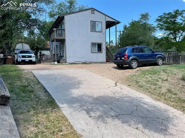 a car parked in front of house