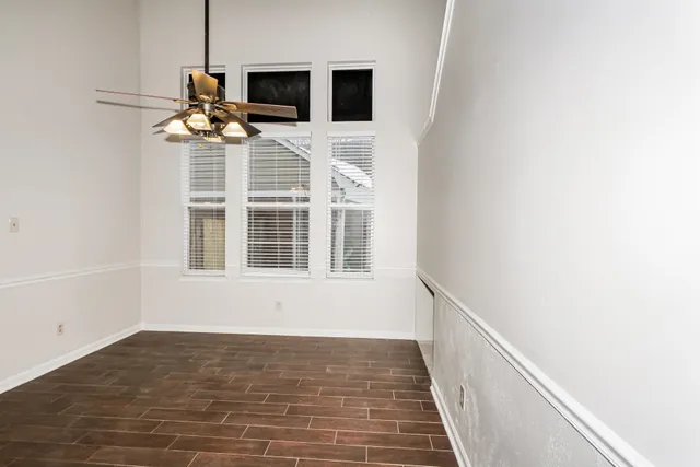 a view of a living room with a flat screen tv