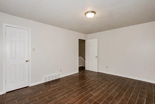 a view of an empty room