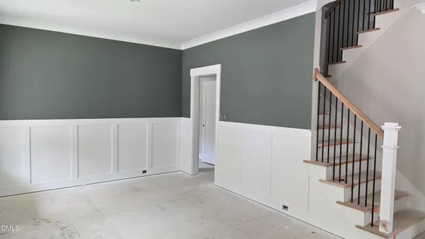 a view of an entryway with staircase