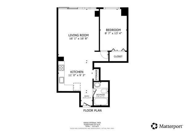 $2,400 | 10 East Ontario Street, Unit 904, Chicago, IL 60611