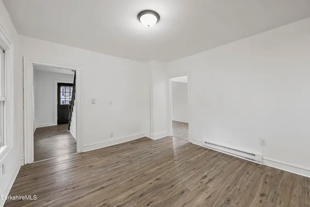 wooden floor in an empty room