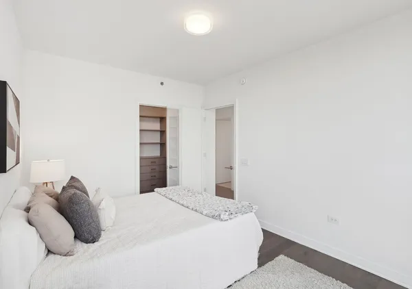 a view of hallway with a washer and dryer