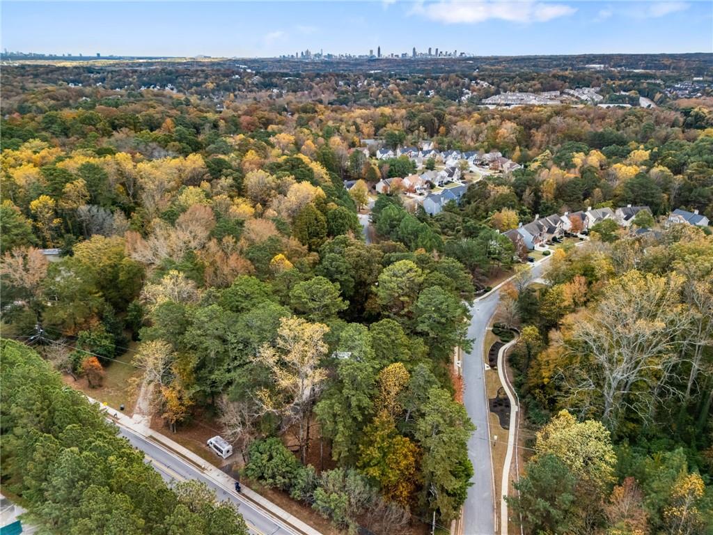 866 Buckner Road Mableton, GA 30126 - Photo 45 of 57 an aerial view of a residential houses covered in trees