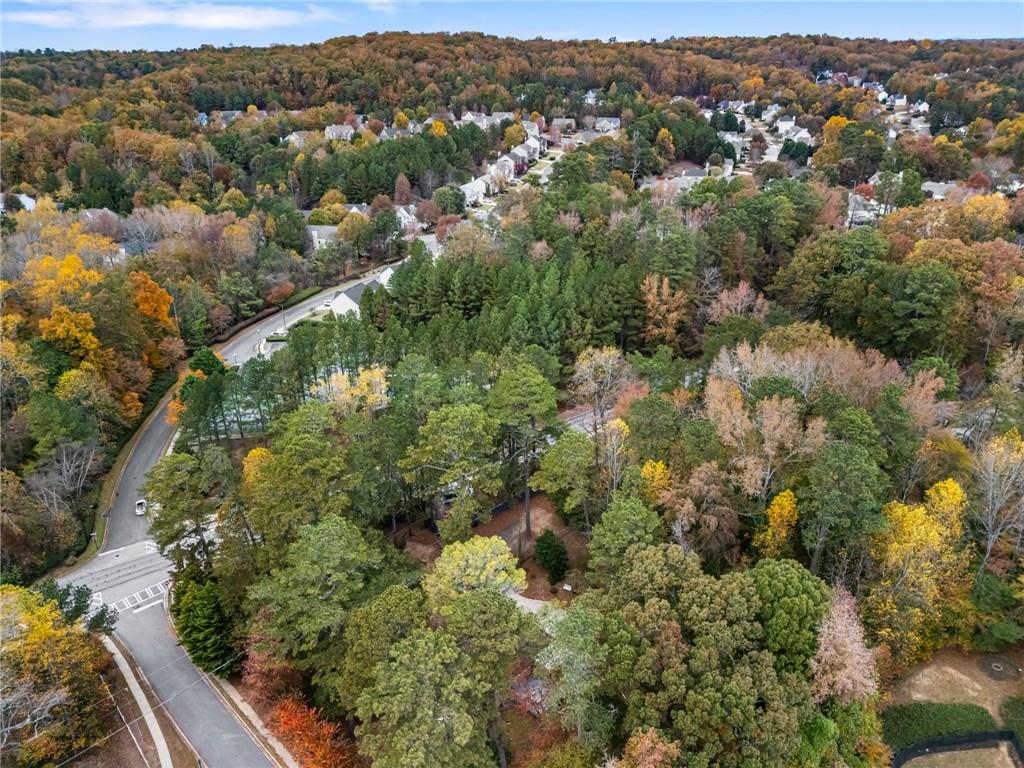 866 Buckner Road Mableton, GA 30126 - Photo 46 of 57 an aerial view of residential houses with outdoor space and trees