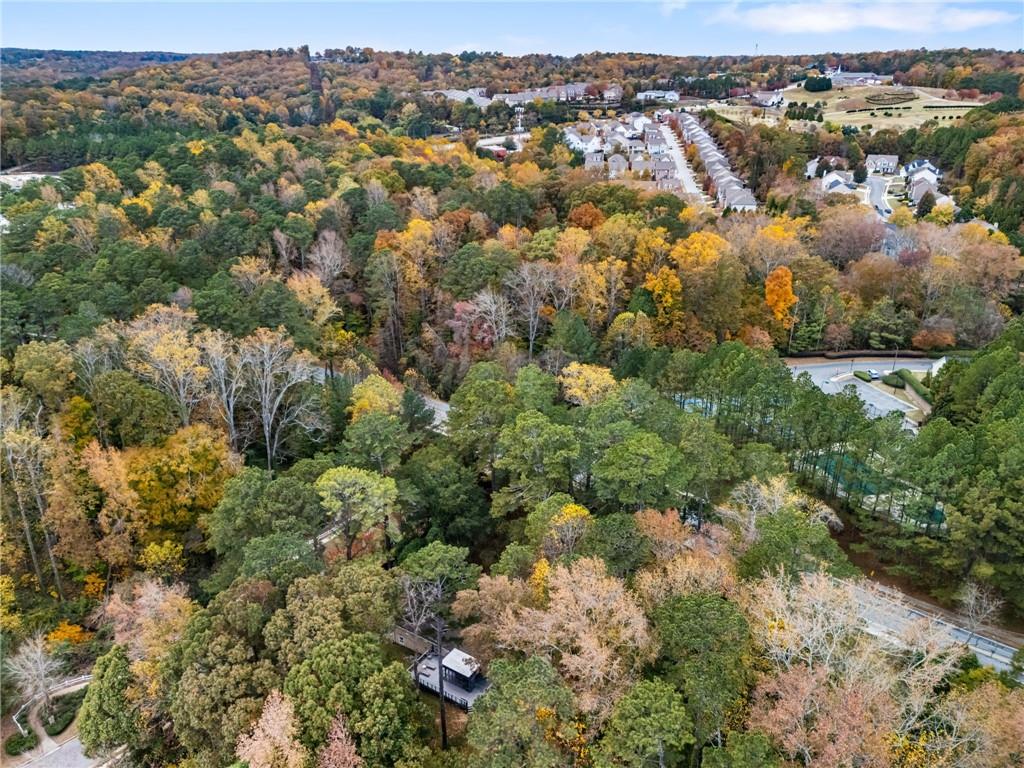 866 Buckner Road Mableton, GA 30126 - Photo 47 of 57 an aerial view of residential houses with outdoor space and trees