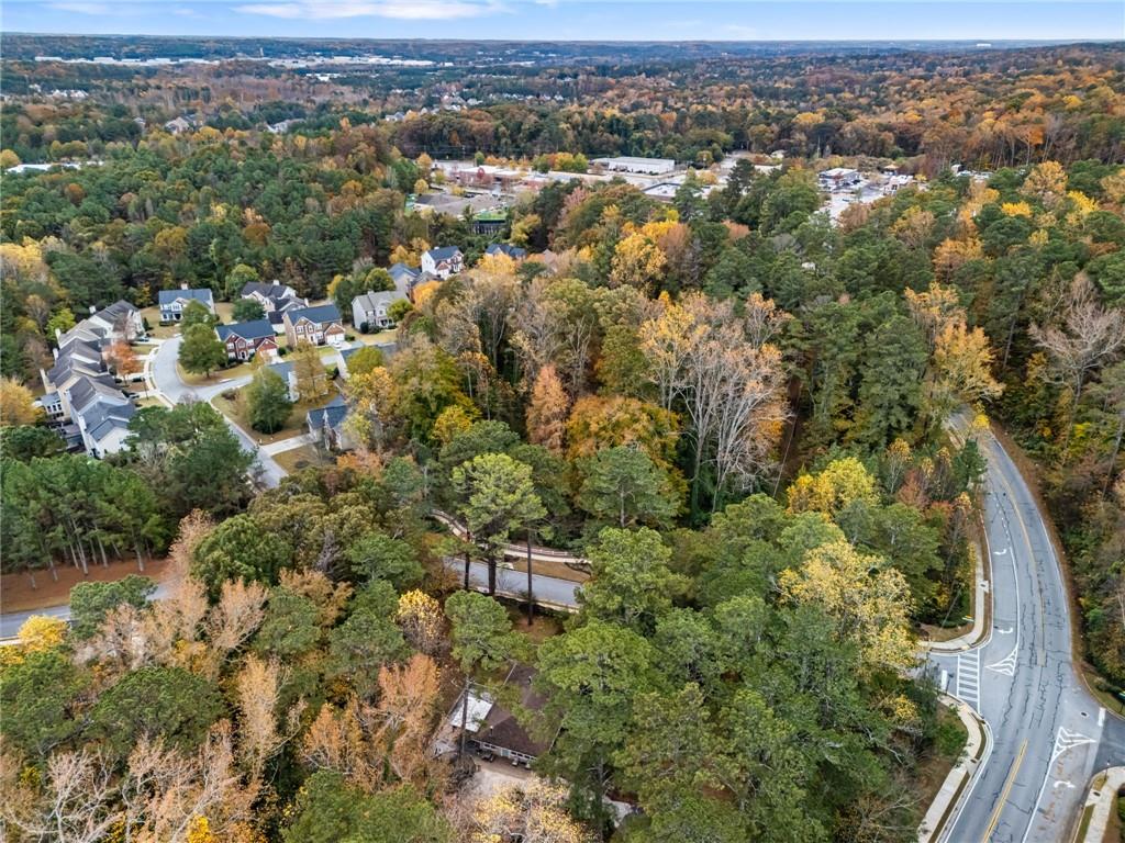 866 Buckner Road Mableton, GA 30126 - Photo 48 of 57 an aerial view of a city with lots of residential buildings