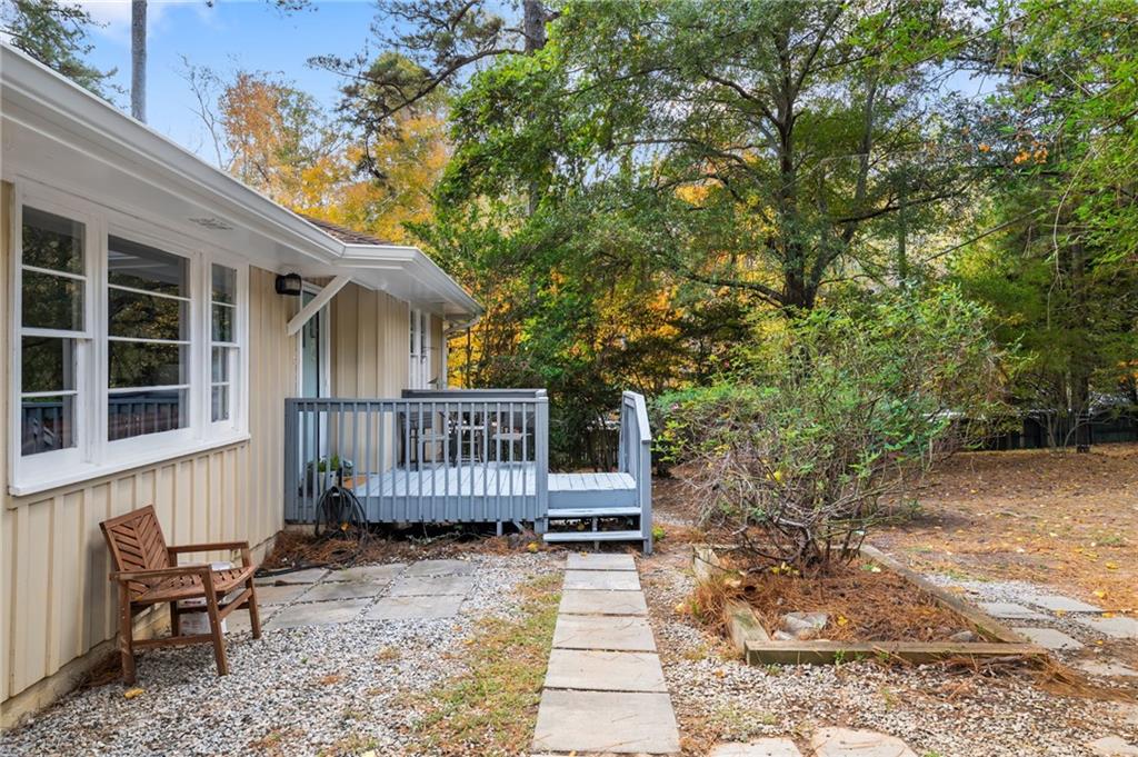 866 Buckner Road Mableton, GA 30126 - Photo 57 of 57 a view of a bench in the backyard