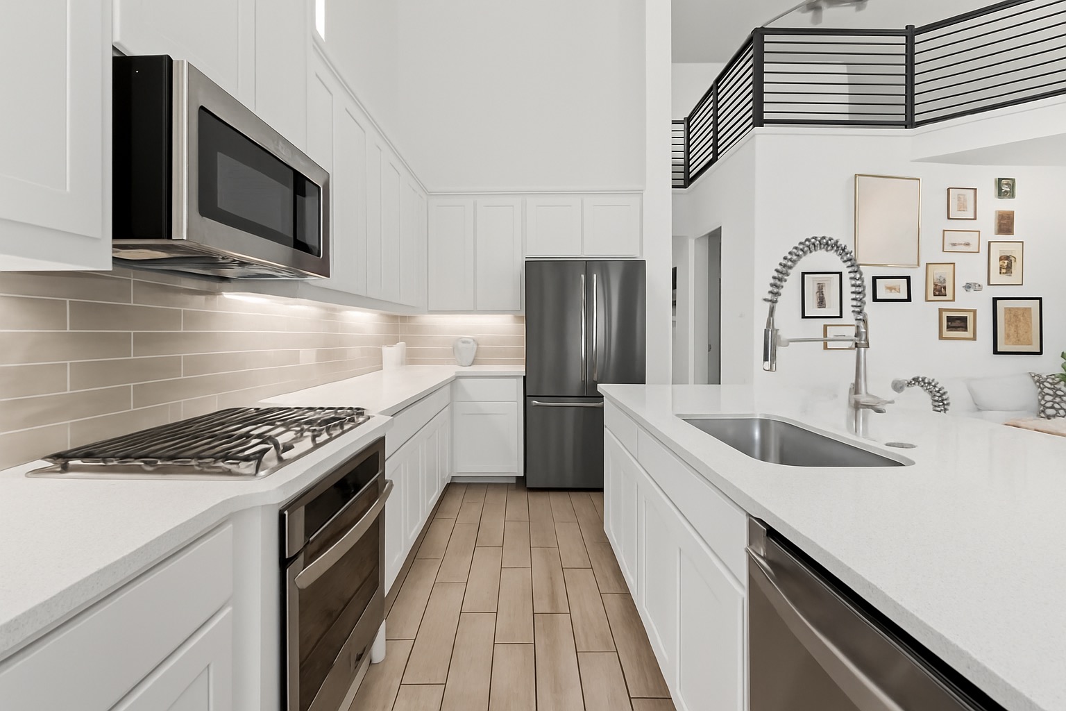 101 Cartwheel Bend, Unit 52 Austin, TX 78738 - Photo 3 of 29 a kitchen that has a sink and a stove