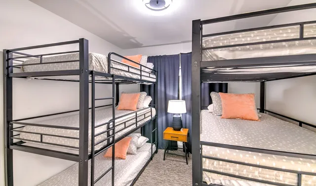 a utility room with closet