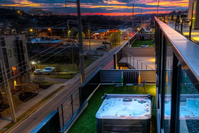 a view of outdoor seating area