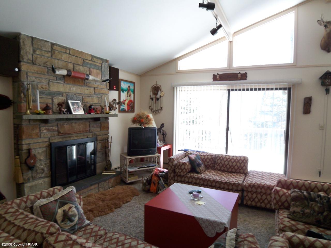512 Selig Road Pocono Lake, PA 18347 - Photo 2 of 10 Real Stone Fireplace
