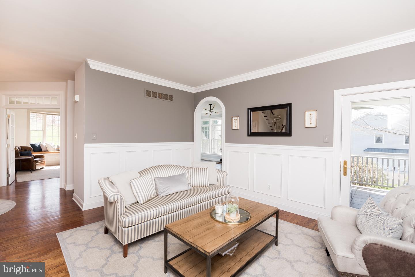 3745 Secondwoods Road Doylestown, PA 18902 - Photo 13 of 75 Formal Living Room with Wainscoting
