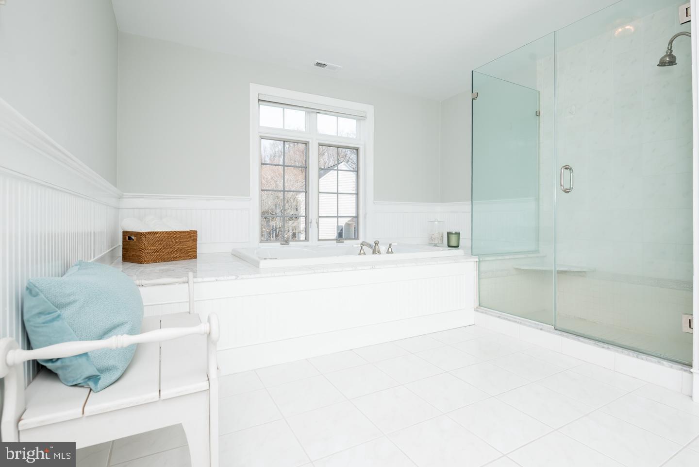 3745 Secondwoods Road Doylestown, PA 18902 - Photo 44 of 75 Soaking Tub & Frameless Glass Shower