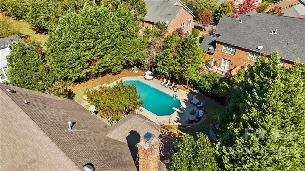 166 Lake Pointe Drive Fort Mill, SC 29708 - Photo 6 of 42 an aerial view of a house a yard and a garden