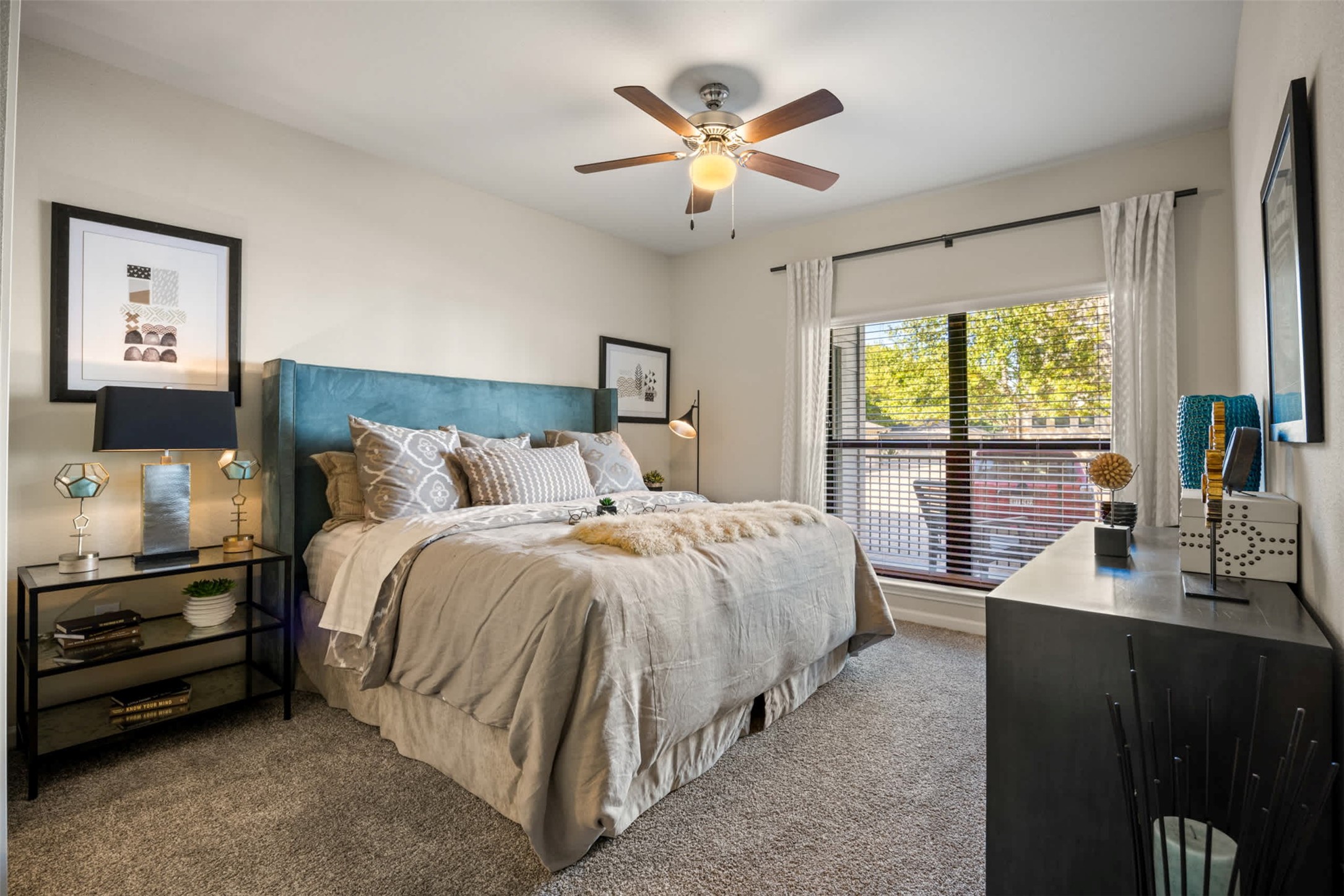 9308 South 1st Beach, Unit 231 Austin, TX 78748 - Photo 6 of 23 a bedroom with a bed and a large window